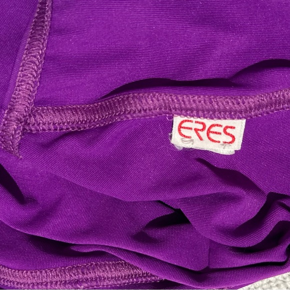 Eres one piece purple swimsuit. - Picture 3 of 5